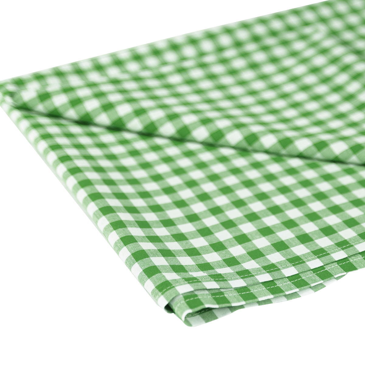 Tischdecke, kariert 1 x 1, grün-weiß, 1.30 m x 2.80 m